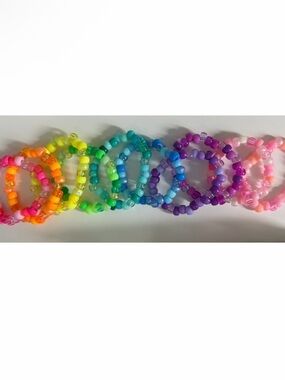 Kandi -  Beaded Stretch Bracelet Sets -